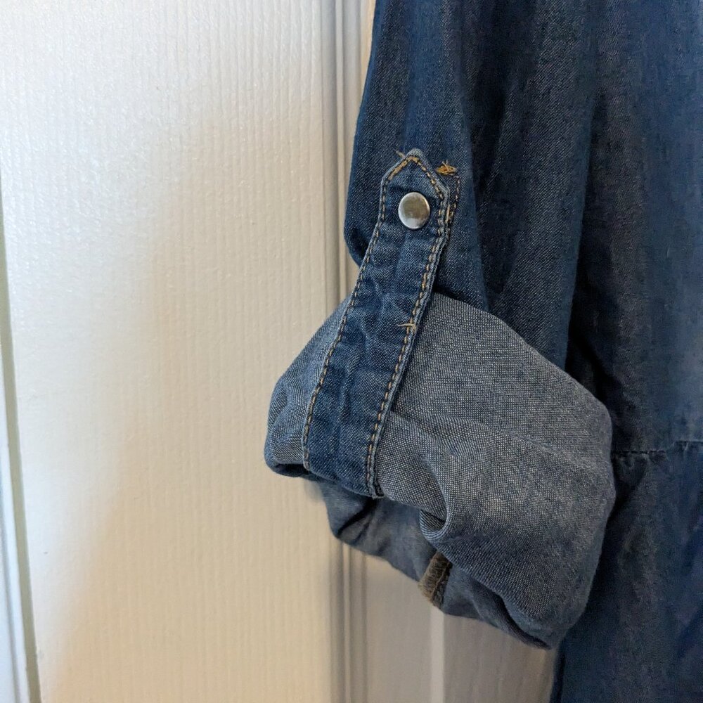 Justice Chambray Denim dress size 18-20 - Picture 3 of 8